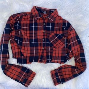 Cropped flannel